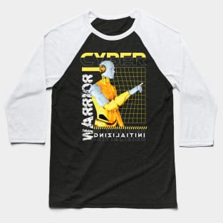 Cyber Warrior Baseball T-Shirt